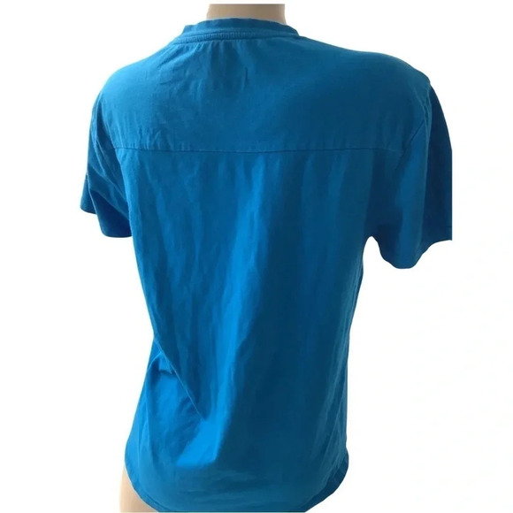 Nick Danger Medium V-Neck Teal T-Shirt (Preowned) - Picture 4 of 5